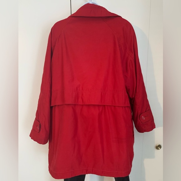 London Fog women’s red full zip lined coat size Small - Picture 6 of 7
